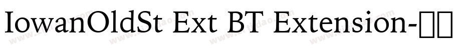 IowanOldSt Ext BT Extension字体转换